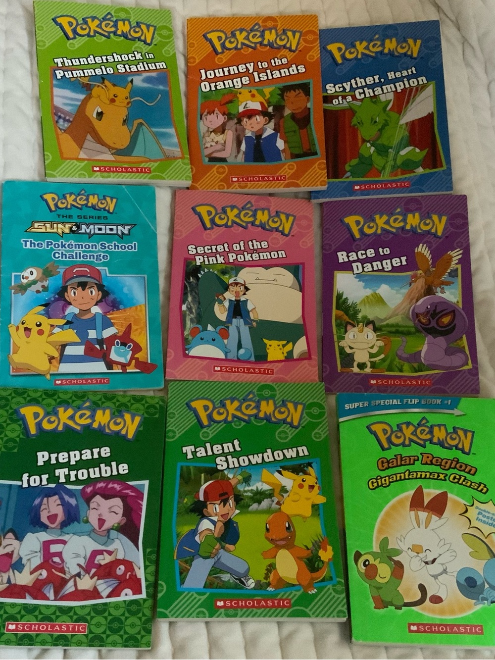 Bundle of 10 Pokémon books & Trainer Tales